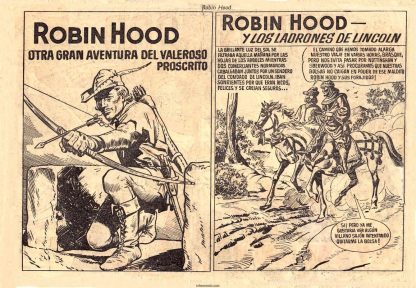 ROBIN HOOD - 1959 - Colección Completa - 21 Tebeos En Formato PDF - Descarga Inmediata
