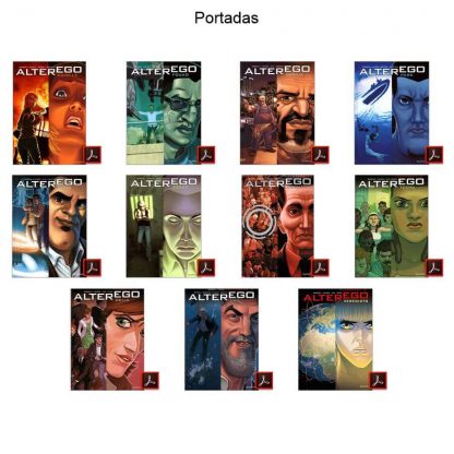 ALTER EGO - En Español - 2011 – Temporadas 1 Y 2 - Colección Completa – 11 Libros En Formato PDF - Descarga Inmediata