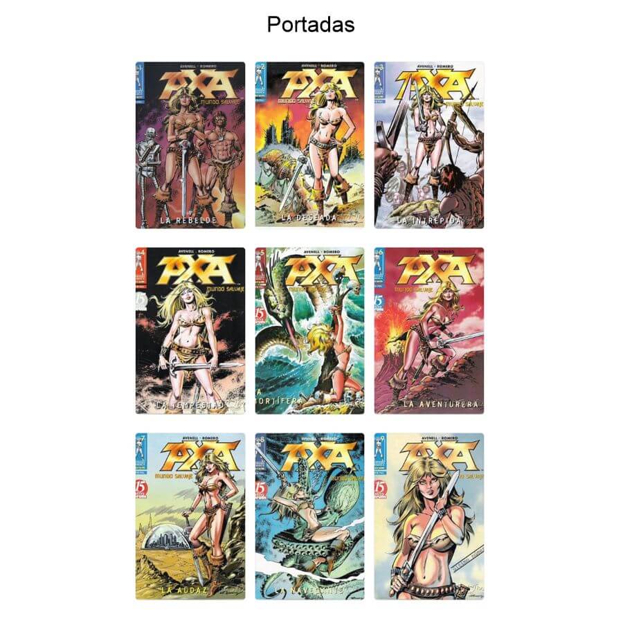 AXA - Mundo Salvaje - 1997 - Colección Completa – 9 Tebeos En Formato PDF - Descarga Inmediata