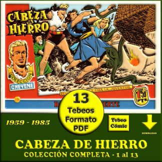 CABEZA DE HIERRO - 1985 – Colección Completa – 13 Tebeos En Formato PDF - Descarga Inmediata