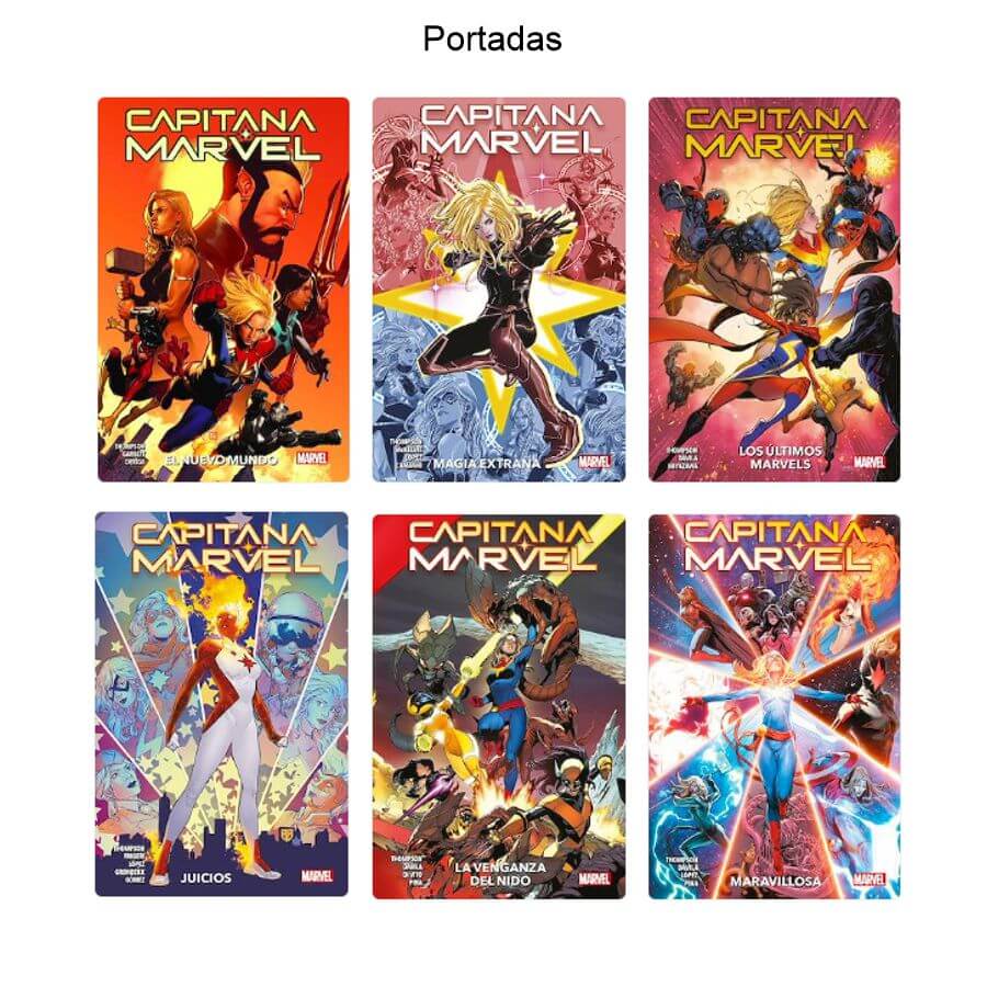 CAPITANA MARVEL - El Nuevo Mundo - 2021 – Colección Completa – 6 Libros En Formato PDF - Descarga Inmediata