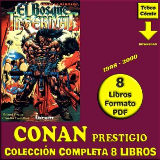CONAN EL BÁRBARO - Prestigio - 1998 – Colección Completa – 8 Libros En Formato PDF - Descarga Inmediata