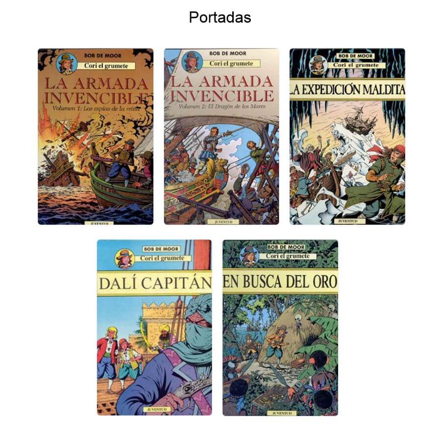 CORI EL GRUMETE - 1989 – Colección Completa – 5 Libros En Formato PDF - Descarga Inmediata