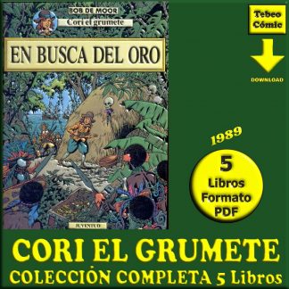 CORI EL GRUMETE - 1989 – Colección Completa – 5 Libros En Formato PDF - Descarga Inmediata