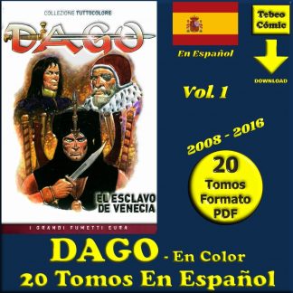 DAGO - Vol. 1 - En Color - En Español – 2008 - Colección De 20 Tomos En Formato PDF - Descarga Inmediata