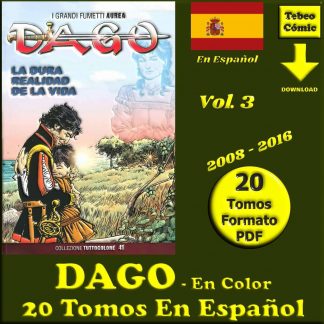 DAGO - Vol. 3 - En Color - En Español – 2008 - Colección De 20 Tomos En Formato PDF - Descarga Inmediata