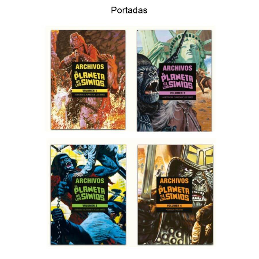 EL PLANETA DE LOS SIMIOS - 2018 – Colección Completa – 4 Tomos En Formato PDF - Descarga Inmediata