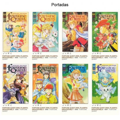 FORTUNE QUEST - 1996 - Colección Completa - 8 Libros En Formato PDF - Descarga Inmediata