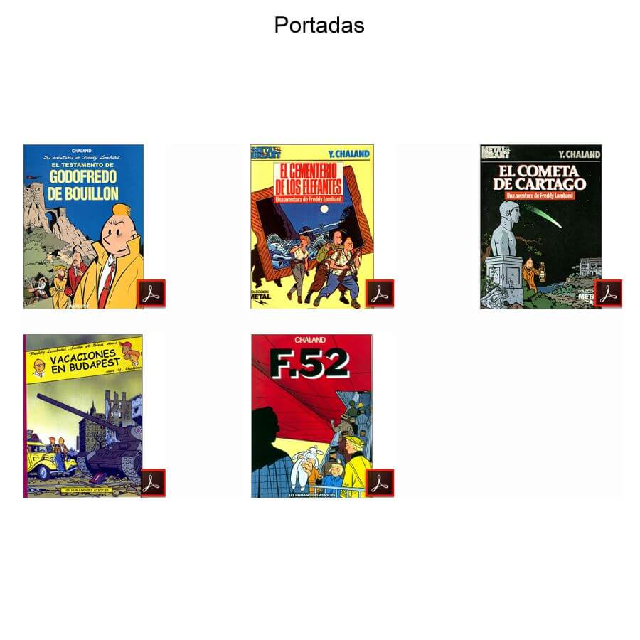 FREDDY LOMBARD - En Español – 1981 - Colección Completa - 5 Libros En Formato PDF - Descarga Inmediata