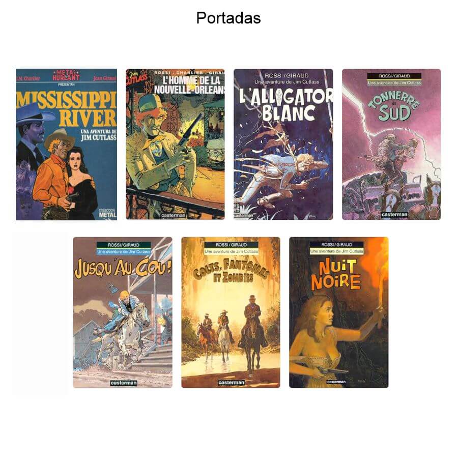 JIM CUTLASS - En Español – 1979 - Colección Completa - 7 Libros En Formato PDF - Descarga Inmediata