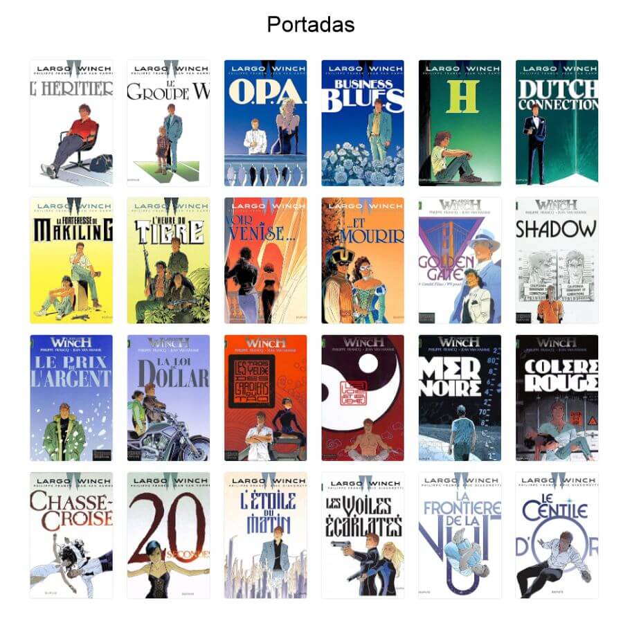 LARGO WINCH - En Español - 1990 – Colección Completa – 25 Libros En Formato PDF - Descarga Inmediata