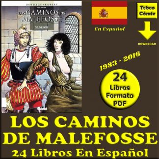 LOS CAMINOS DE MALEFOSSE - En Español - 1983 – Colección Completa – 24 Libros En Formato PDF - Descarga Inmediata