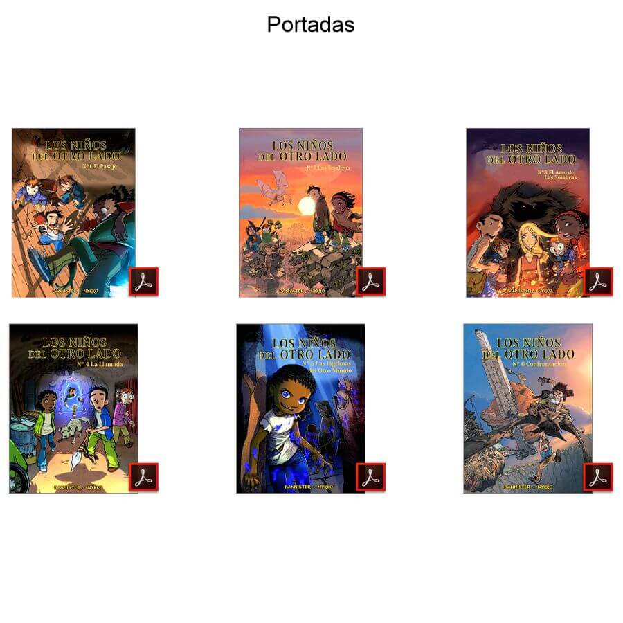 LOS NIÑOS DEL OTRO LADO - En Español - 2007 – Colección Completa – 6 Libros En Formato PDF - Descarga Inmediata