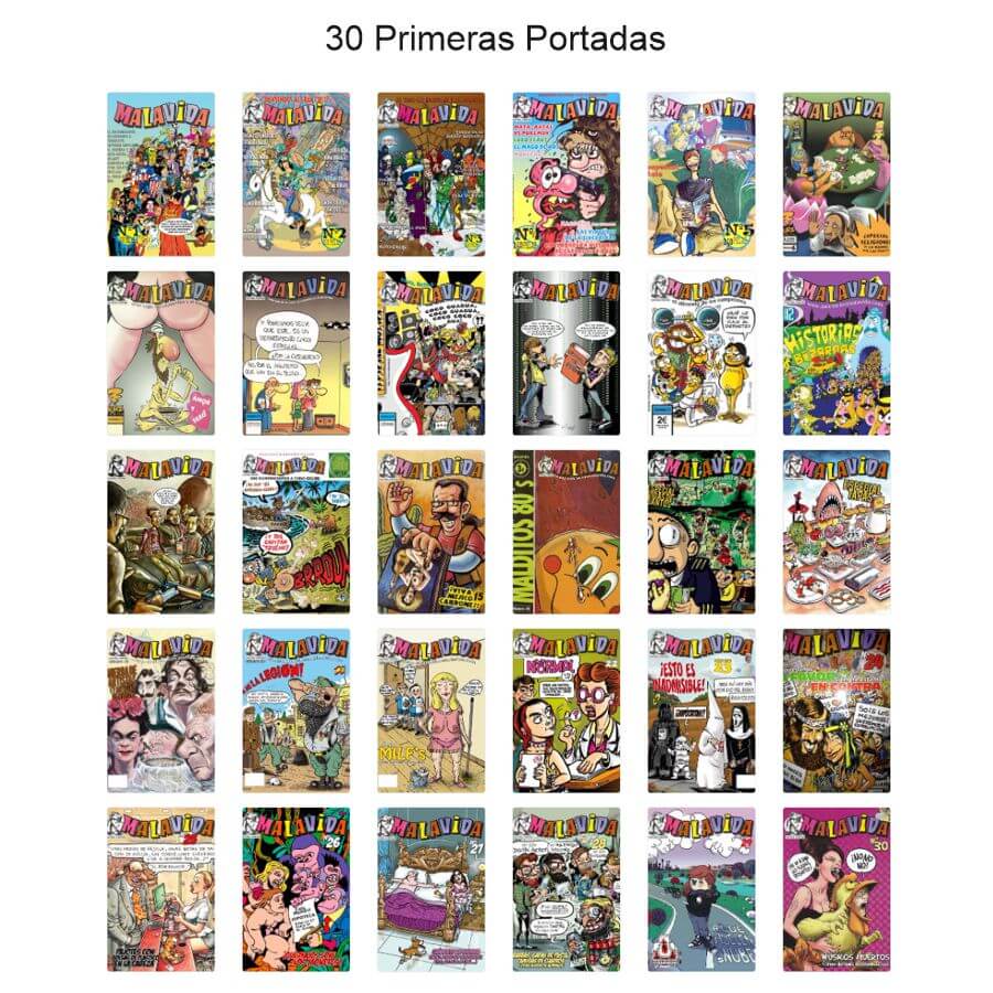 MALAVIDA - 1999 – Colección Completa – 41 Tebeos En Formato PDF - Descarga Inmediata