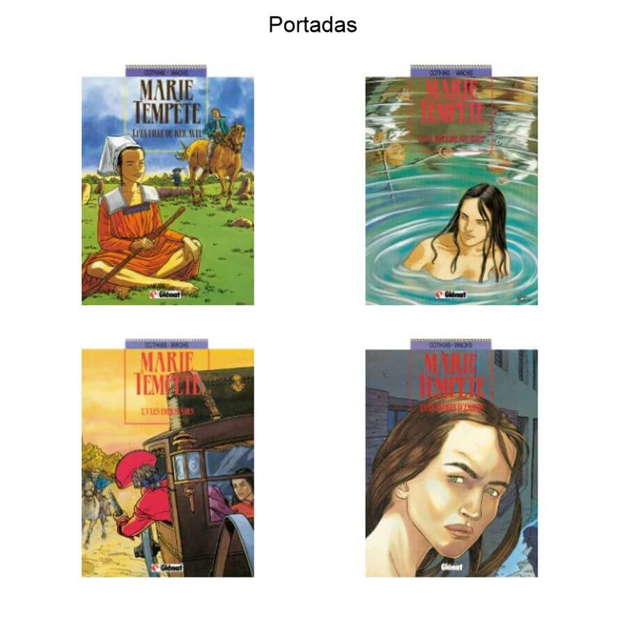 MARÍA TEMPESTAD - En Español - 1990 – Colección Completa – 4 Libros En Formato PDF - Descarga Inmediata