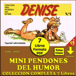MINI PENDONES DEL HUMOR - 1991 – Colección Completa De 7 Libros En Formato PDF - Descarga Inmediata