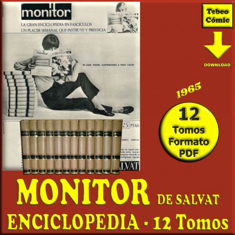 MONITOR – Enciclopedia Salvat – 1965 – Colección Completa – 12 Tomos En ...