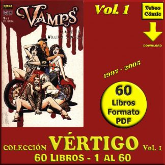 COLECCIÓN VÉRTIGO - Vol. 1 - 1 Al 60 - 1997 / 2005 - Colección De 50 Libros En Formato PDF - Descarga Inmediata