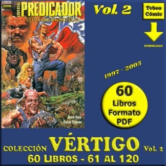 COLECCIÓN VÉRTIGO - Vol. 2 - 61 Al 120 - 1997 / 2005 - Colección De 60 Libros En Formato PDF - Descarga Inmediata