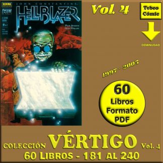 COLECCIÓN VÉRTIGO - Vol. 4 - 181 Al 240 - 1997 / 2005 - Colección De 60 Libros En Formato PDF - Descarga Inmediata