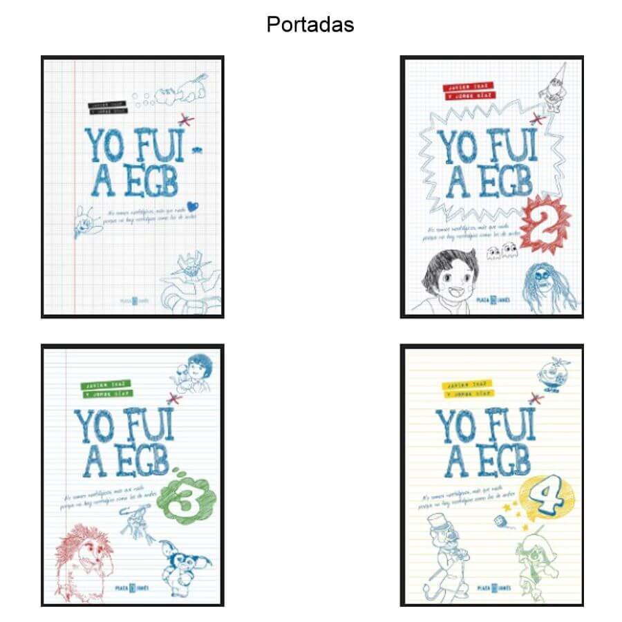 YO FUI A EGB - 2013 – Colección Completa – 4 Tomos En Formato PDF - Descarga Inmediata