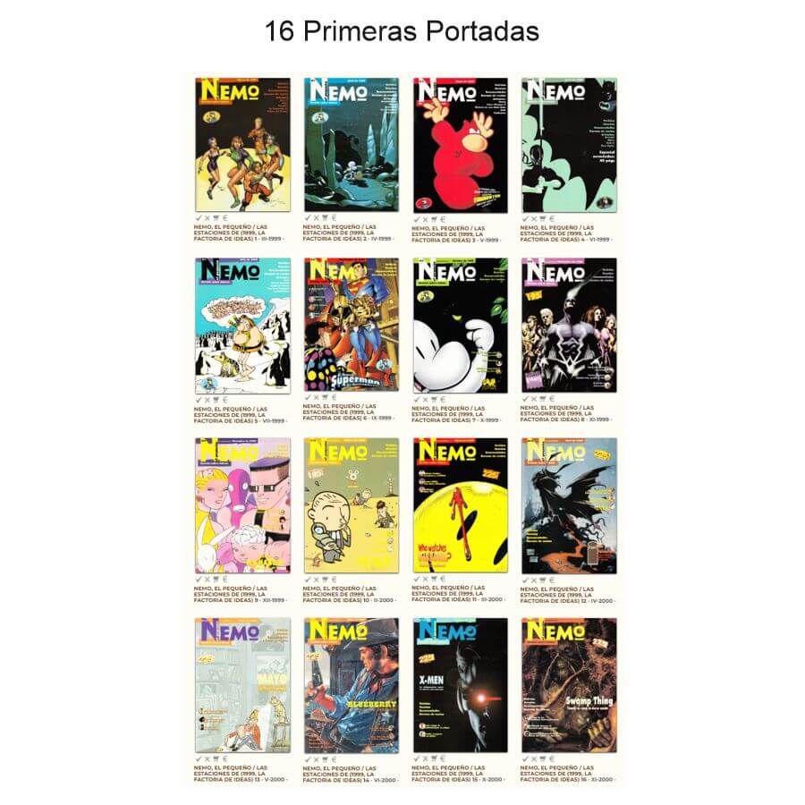EL PEQUEÑO NEMO - 1999 – Colección Completa – 31 Revistas En Formato PDF - Descarga Inmediata