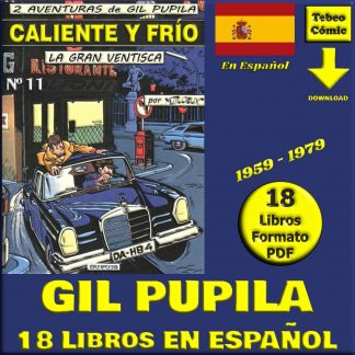 GIL PUPILA (Gil Jourdan) - En Español – 1959 - Colección De 18 Libros En Formato PDF - Descarga Inmediata