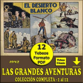 LAS GRANDES AVENTURAS - 1942 - Colección Completa - 12 Tebeos En Formato PDF - Descarga Inmediata