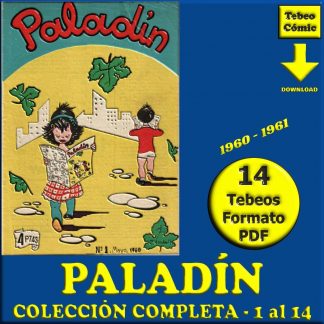 PALADÍN - 1960 – Colección Completa – 14 Tebeos En Formato PDF - Descarga Inmediata