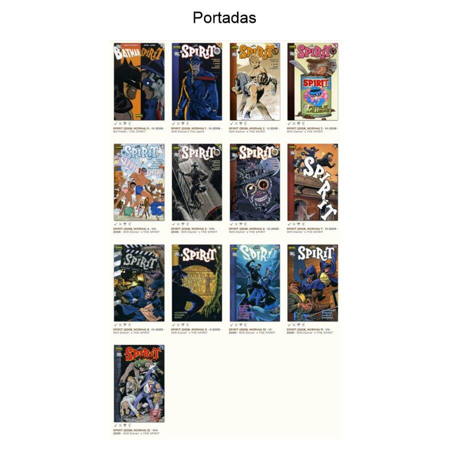 THE SPIRIT - 2008 - Colección Completa - 13 Comics En Formato PDF - Descarga Inmediata