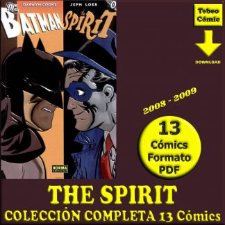 THE SPIRIT - 2008 - Colección Completa - 13 Comics En Formato PDF - Descarga Inmediata