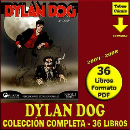 DYLAN DOG - 2004 – Colección Completa – 36 Libros En Formato PDF - Descarga Inmediata