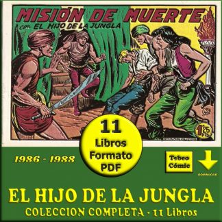 EL HIJO DE LA JUNGLA – 1986 - Colección Completa – 11 Libros En Formato PDF - Descarga Inmediata