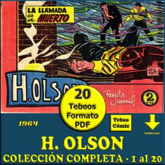 H. OLSON - 1964 - Colección Completa - 20 Tebeos En Formato PDF - Descarga Inmediata