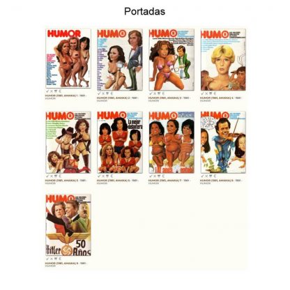 HUMOR - 19811 – Colección Completa – 94 Revistas En Formato PDF - Descarga Inmediata