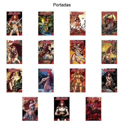 RED SONJA - En Español – 2005 / 2013 - Colección De 15 Libros En Formato PDF - Descarga Inmediata