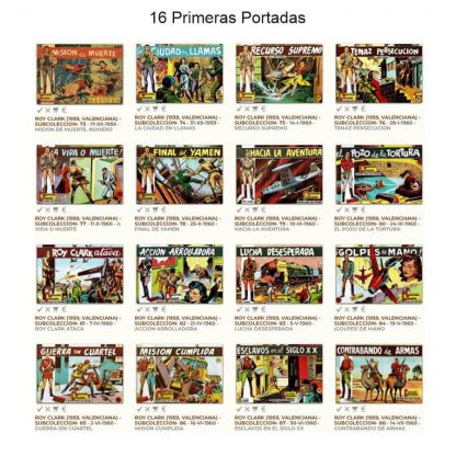 ROY CLARK – 1959 - Colección Completa – 26 Tebeos En Formato PDF - Descarga Inmediata