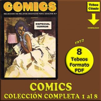COMICS – 1972 - Colección Completa – 8 Tebeos En Formato PDF - Descarga Inmediata