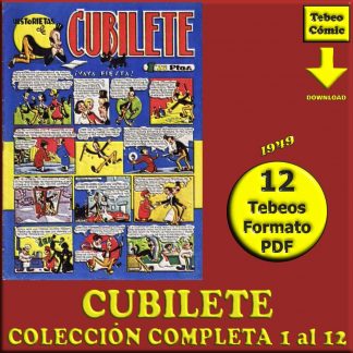 HISTORIETAS DE CUBILETE – 1949 - Colección Completa – 12 Tebeos En Formato PDF - Descarga Inmediata