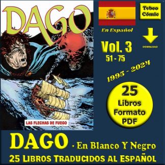 DAGO - De Robin Wood - Vol. 3 - En Blanco Y Negro - En Español – 1995 - Colección De 25 Libros En Formato PDF - Descarga Inmediata