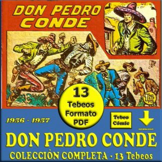 DON PEDRO CONDE – 1956 - Colección Completa – 13 Tebeos En Formato PDF - Descarga Inmediata
