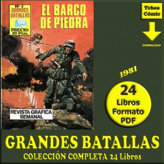 GRANDES BATALLAS – 1981 - Colección Completa – 24 Libros En Formato PDF - Descarga Inmediata