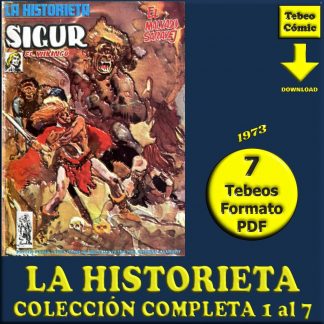 LA HISTORIETA – 1973 - Colección Completa – 7 Tebeos En Formato PDF - Descarga Inmediata