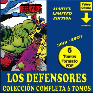 LOS DEFENSORES - 2019 - Marvel Limited Edition – Colección Completa – 6 Tomos En Formato PDF - Descarga Inmediata
