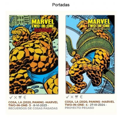 MARVEL TWO-IN-ONE - Vol. 2 - 2020 - Marvel Limited Edition – Colección Completa – 2 Tomos En Formato PDF - Descarga Inmediata
