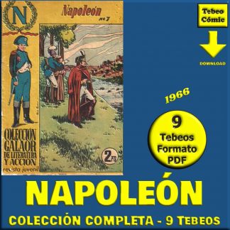 NAPOLEON – 1966 – Colección Completa – 9 Tebeos En Formato PDF - Descarga Inmediata