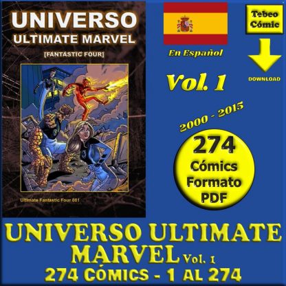 UNIVERSO ULTIMATE MARVEL - Vol. 1 – 2000 - Colección De 274 Cómics En Formato PDF - Descarga Inmediata