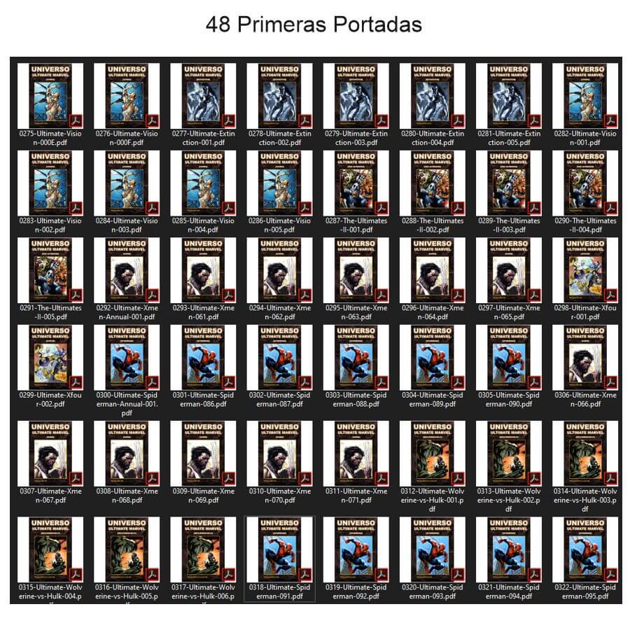 UNIVERSO ULTIMATE MARVEL - Vol. 2 – 2000 - Colección De 274 Cómics En Formato PDF - Descarga Inmediata (copia)