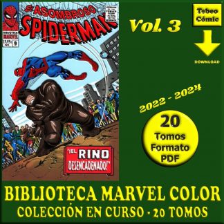 BIBLIOTECA MARVEL - En Color - Vol. 3 - 2022 - 20 Tomos En Formato PDF - Descarga Inmediata