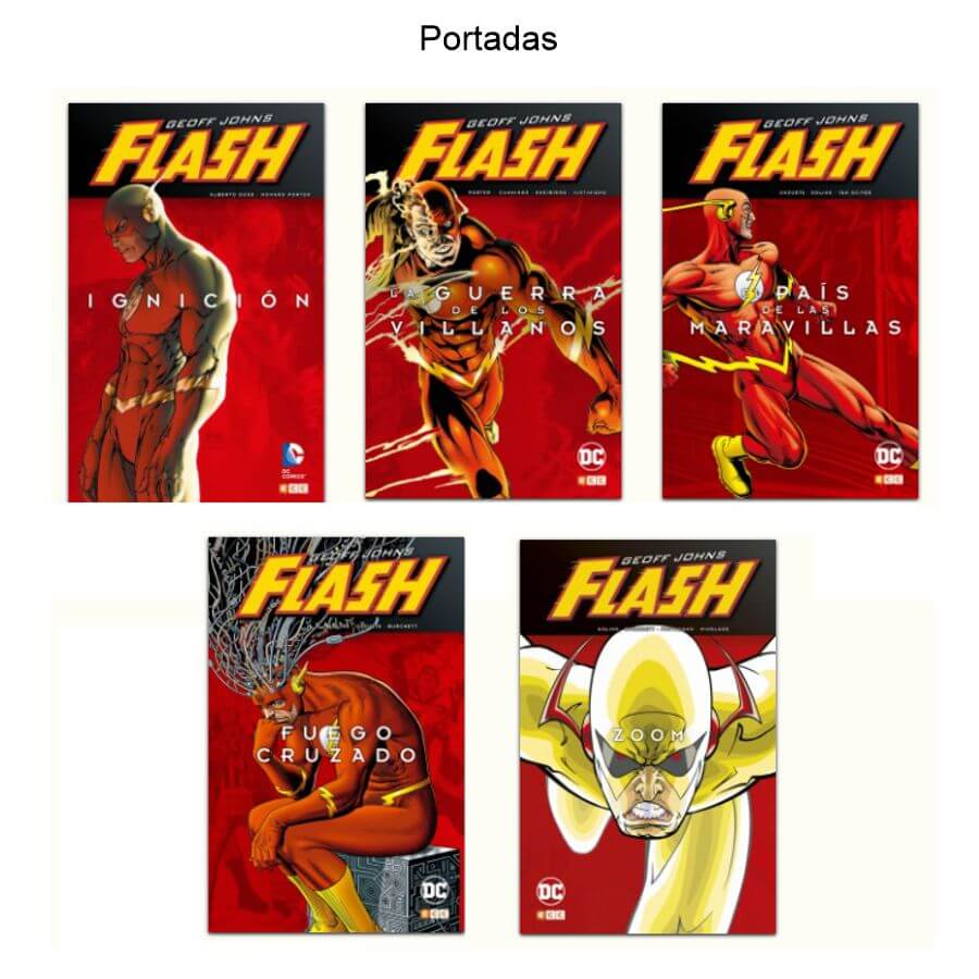FLASH DE GEOFF JOHNS - 2016 - Colección Completa - 5 Tomos En Formato PDF - Descarga Inmediata
